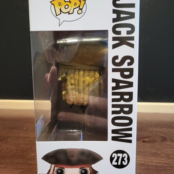Disney Pirates of the Caribbean Jack Sparrow (Gold) Hot Topic Exclusive Pop - Picture 2 of 11